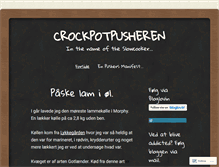 Tablet Screenshot of crockpotpusheren.com